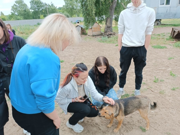 Посещение Брестского общественного объединения помощи животным "Доброта"