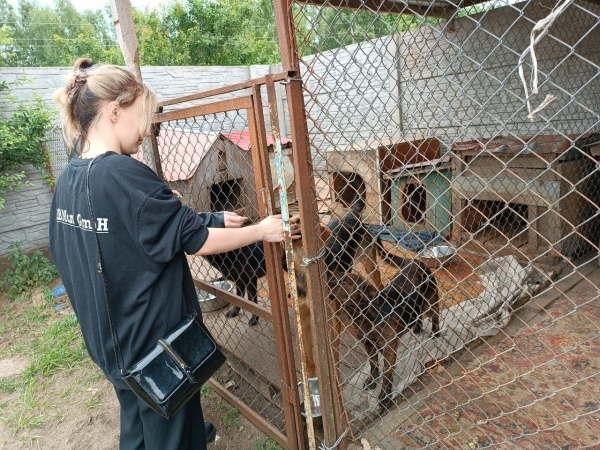 Посещение Брестского общественного объединения помощи животным "Доброта"